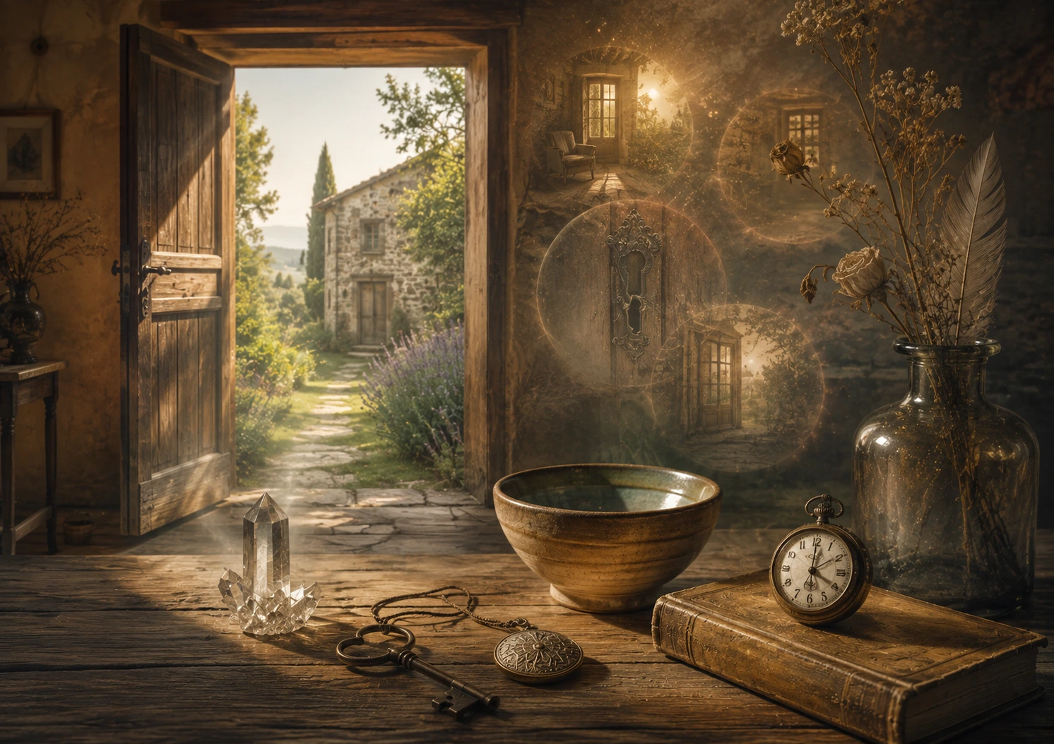 Pièce d'une maison qui a des mémoires énergétiques